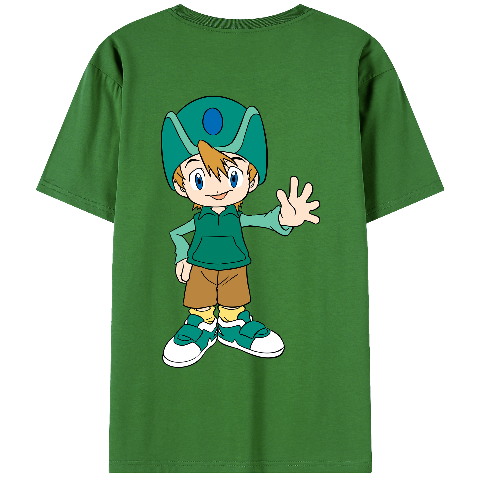 （画像用） Digimon デジタルモンスター/デジモン レディース半袖Tシャツ(バックプリント)